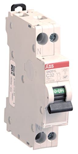 ABB 470088 Disjoncteur Modulaire Phase Plus Neutre 16 A - Protection Électrique Sécurisée pour Électricien et Maison - 1 — 32 A