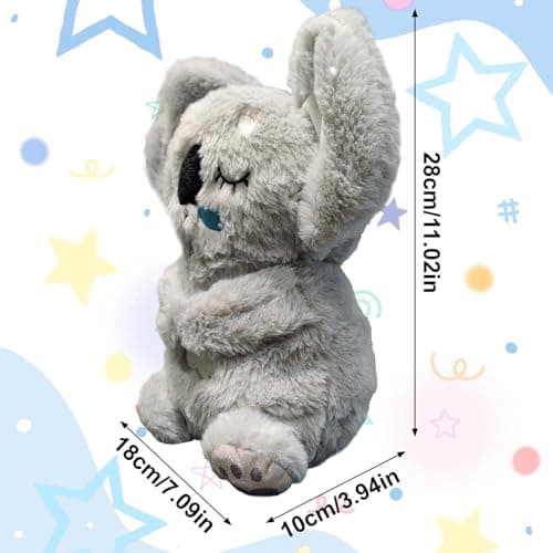 MeHoo Peluche Koala Respirant Gris Cadeau Bébé