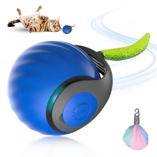 GMTEO Jouet Interactif pour Chats Bleu