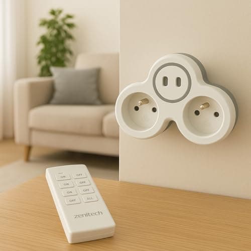 Biplite 2300W - Chauffage d'appoint puissant avec télécommande Blanc - Bolea