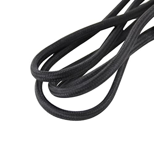 Chacon Rallonge électrique textile 1,5m - Noir -Pour le jardin - Extension de prise sûre et portable - Longueur de 1,5m