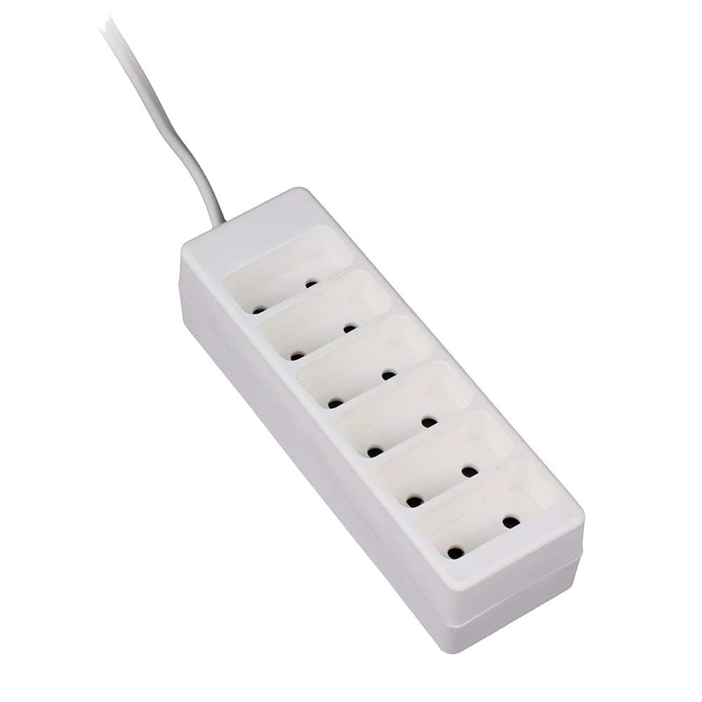 Zenitech Bloc 6_prises Blanc pour bureau