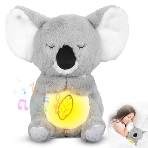 Schlummer Loutre avec Battement de cœur et Mouvement respiratoire, Loutre de Sommeil Koala pour Nouveau-né, Cadeau Idéa