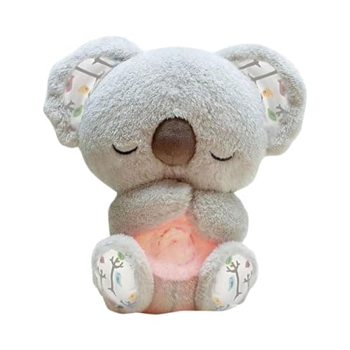 Jouet Animal en Peluche Portable avec Musique et Lumières pour Soulager le Stress et l'Anxiété chez les Enfants et Adult
