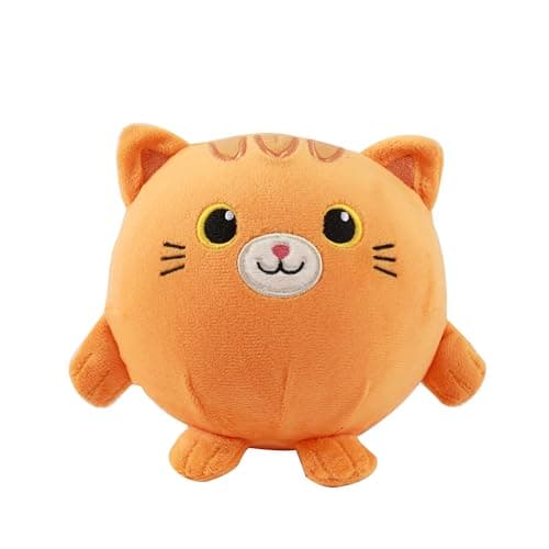 I-TOTAL® - Coussin Doux Squishy en Mousse à Mémoire de Shaped Form Siamese Cat, Coussin Relaxant pour Adultes, Idéal en — Orange Tabby Cat