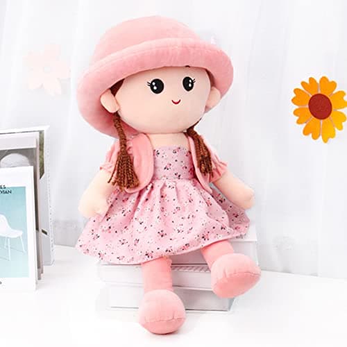Poupée Princesse pour Bébé (0+ ans) - Vêtements et Chapeau Détachables - Matériau Doux et Sécurisé pour Cadeaux de Baptê