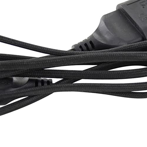 Chacon Rallonge électrique textile 1,5m - Noir -Pour le jardin - Extension de prise sûre et portable - Longueur de 1,5m