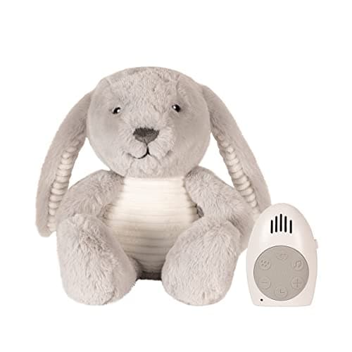 Peluche Musicale de Sommeil pour Bébé avec Bruit Blanc et Minuterie - Couleur Gris