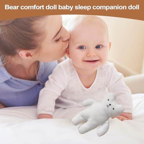 Ours en Peluche Apaisant pour Bébé - Doudou Nuit Comfortable - Cadeau Enfants Garçon Fille