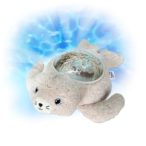 Peluche Pabobo Béluga Sommeil Veilleuse Multicolore Oeko-texBerçante Bruits Blancs — Phoque