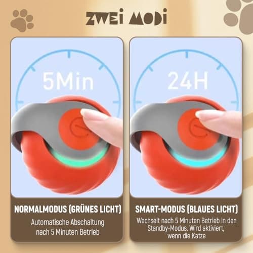 GMTEO Jouet Interactif pour Chats Bleu