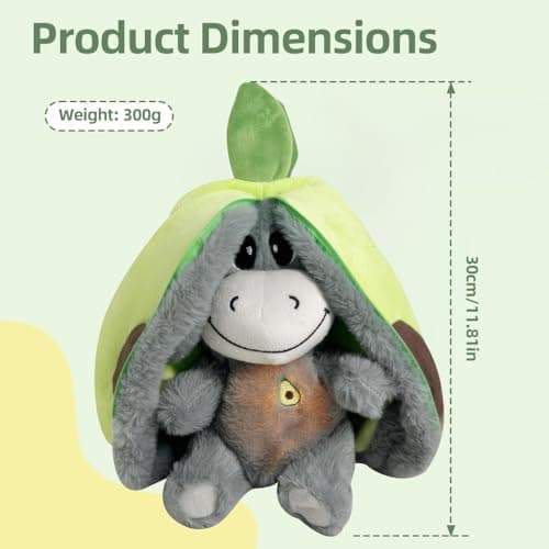 Peluche Qui Respire SKIKHN pour Enfants, Veilleuseavec Mouvement Respiratoire, Cadeau Original d'Anniversaire Filles et