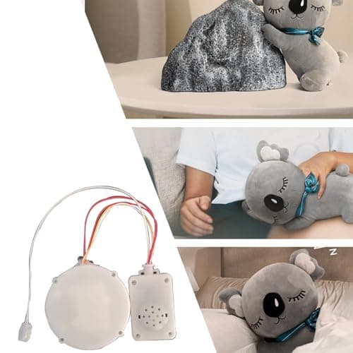 Apaisant Plushie de Respiration pour Bébé et Tout-Petit - 4 Modes Soldering Light & Companion d'Endormissement| Peluche