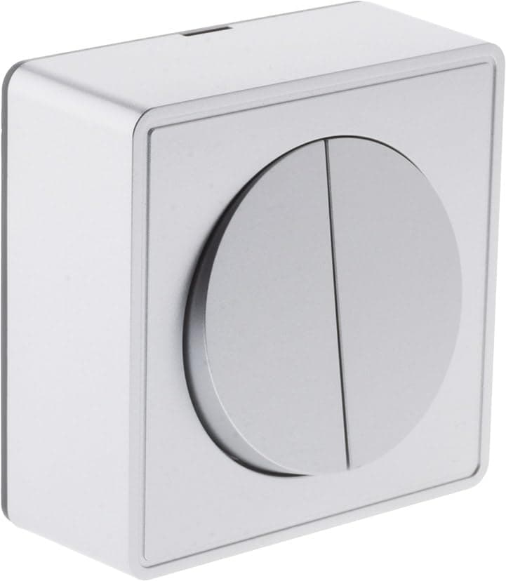 Interrupteur Double Complet va et Vient 10A en saillie Silver Vulco - Éléments essentiels pour la maison - Cuisine - Séc