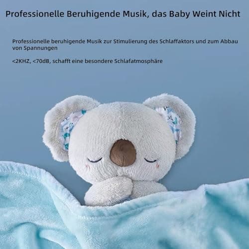 Dabeto Schlummer Koala Rose pour Adultes, Doudou Respiratoire Apaisant, Cadeau Anniversaire Chambre À Coucher