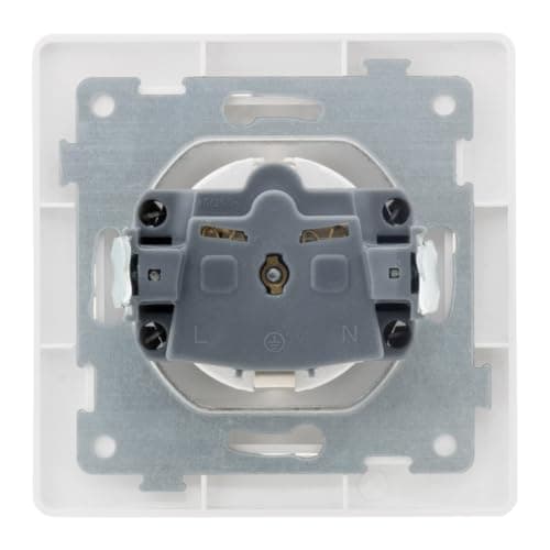 Prise encastrée Schuko Blanc Orysi Zenitech Éléments de sécurité et facilité d'installation Grande capacité adaptabilité