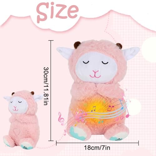 Peluche Loutre Apaisante pour Bébé, Veilleuse Réconfortante pour Enfants, Jouet pour Calmer l'Anxiété de Nouveau-né
