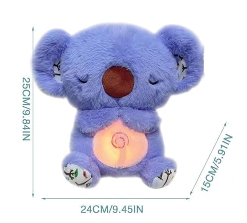OKTAOAOO Peluche Sensorielle pour Réduire l’Anxiété, avec Musique et Lumières Apaisantes – Idéal pour Enfants et Adultes