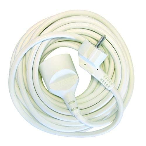 Prolongateur HO5VVF Blanc Chacon 3x1,5mm² 3m Éclairage Maison