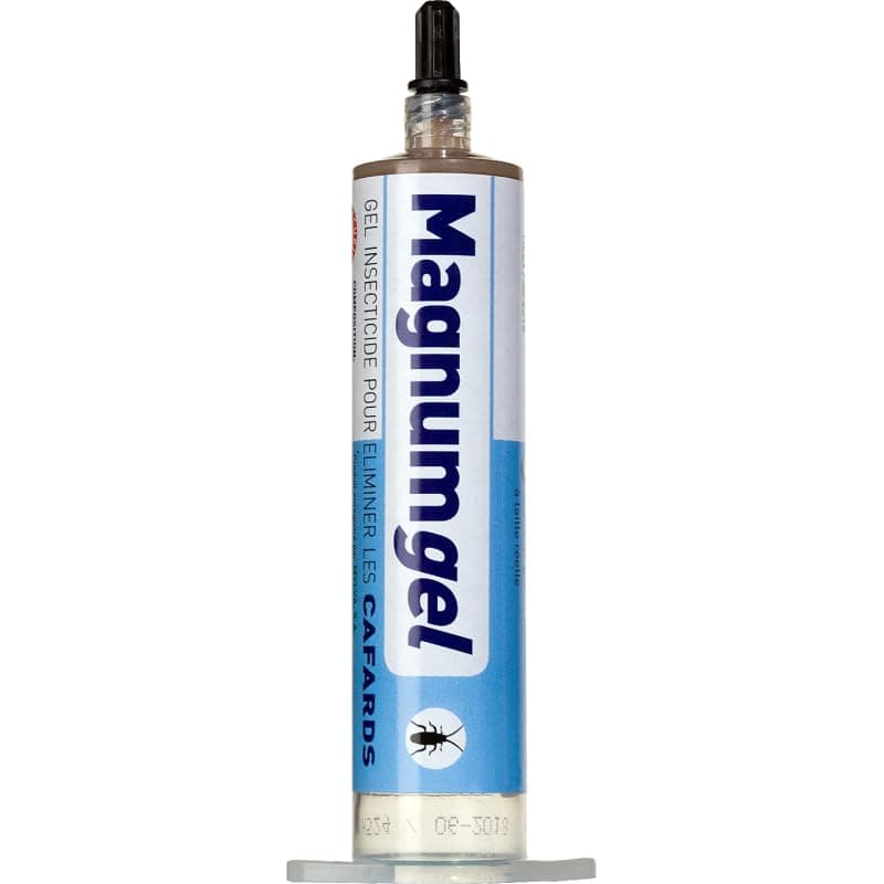 Magnum Gel Anti-Cafard Efficace - Seringue Professionnelle Sans Trace - Élimine Cafards et Blattes de Maison