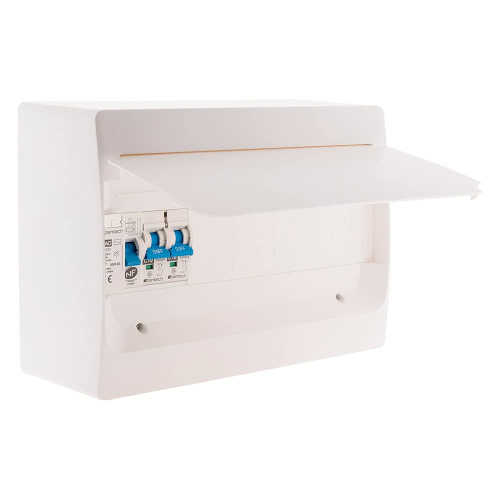 Electrique Zenitech Coffret 1 rangée 13 modules extension sécuritaire facilement utilisable Maison et jardin
