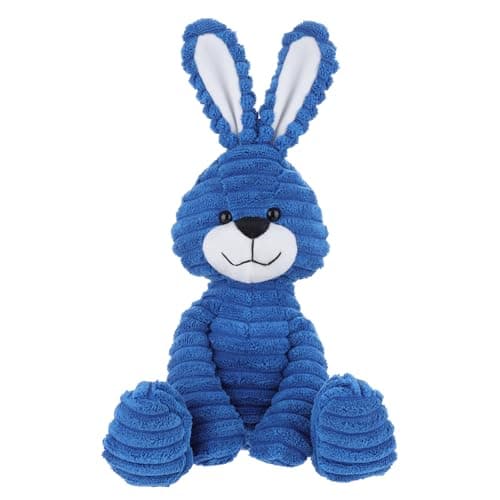 Jouets en peluche Apricot Lamb - Velours côtelé - Lapin Bunny - Doux à câliner - Parfait pour enfant - Vert - 23cm — Bleu Océan