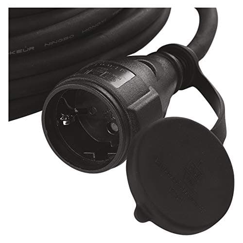 EMOS Rallonge 10 m Schuko en caoutchouc IP44 pour extérieur H07RN-F3G 2,5 mm2