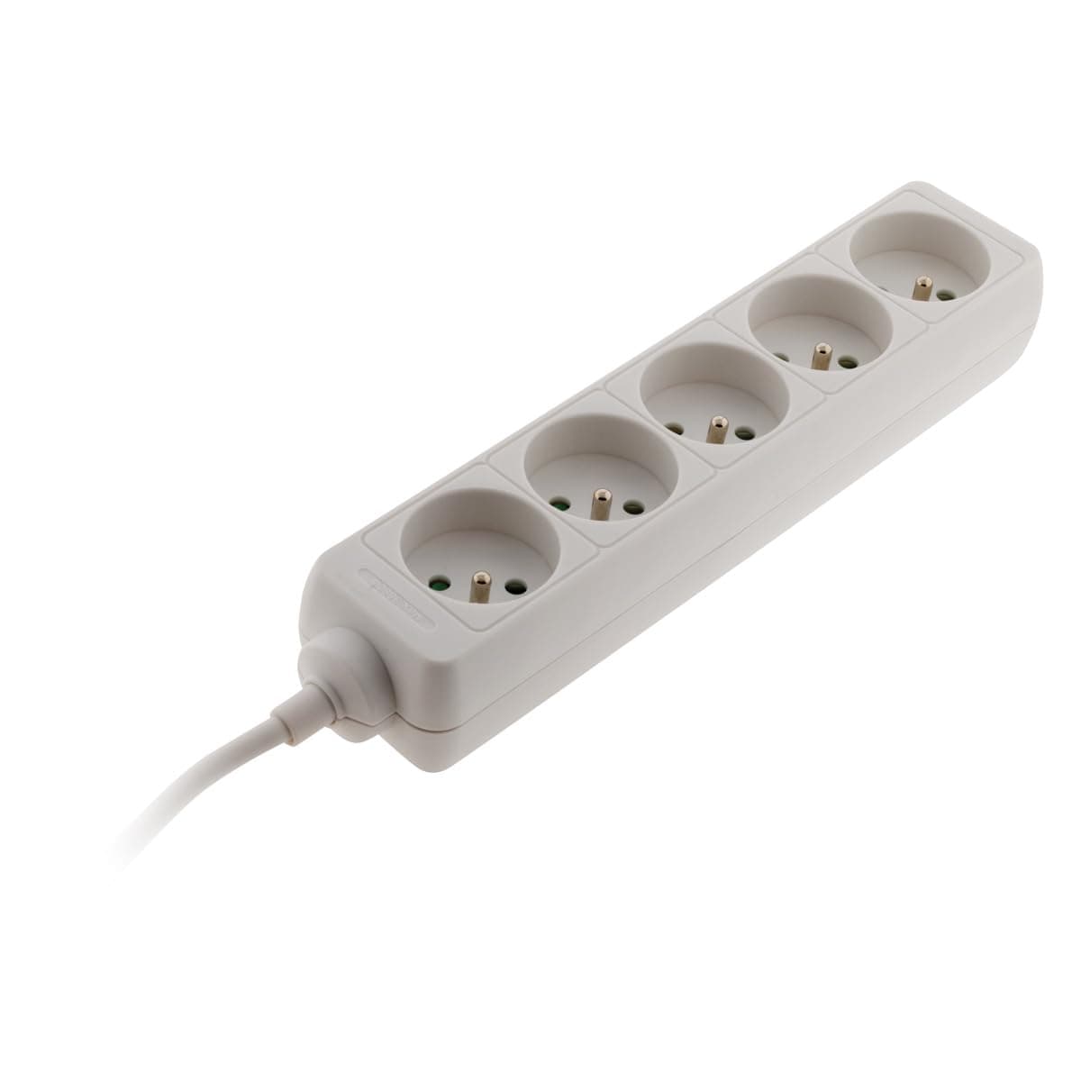 Titre SEO optimisé : Bloc multiprise Zenitech 5 prises 2P+T 16A blanc