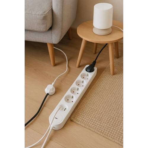 Multiprise Zenitech 5x16A USB A+C Interrupteur American Consumers Love
