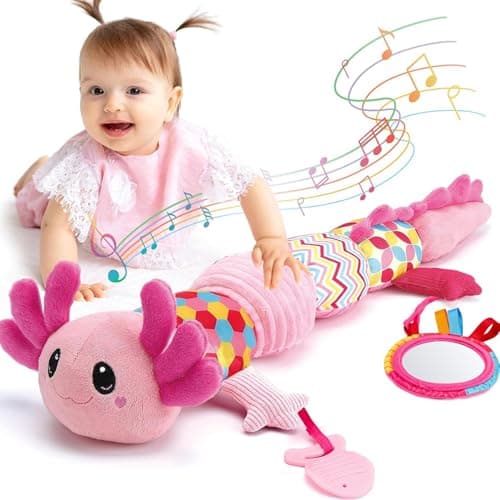 Jouet en Peluche Montessori Éveil Bébé 0-6 Mois Jouet Sensoriels pour Garçon et Fille Cadeau Bébé 3-6-9 Mois Global Recy