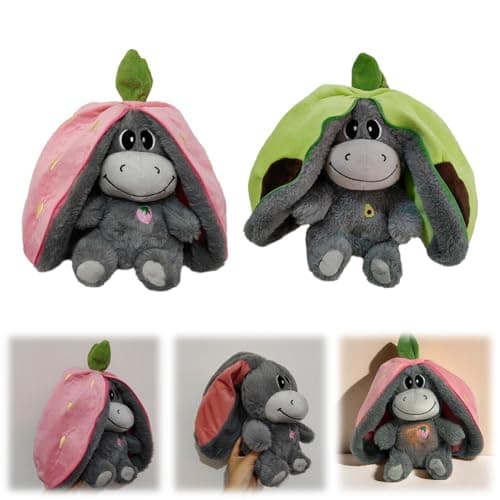 Jouet Panda Apaisant à Musique Calmante pour Le Coucher | Léger (Vert) — Pink+green