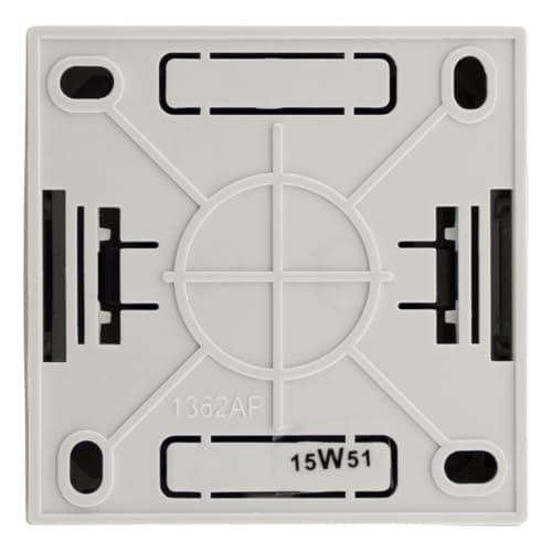 Zenitech - Interrupteur de Va-et-Vient Double 10A Sans Vis Apparente - Électrique pour Moulures - Facile à Installer - C