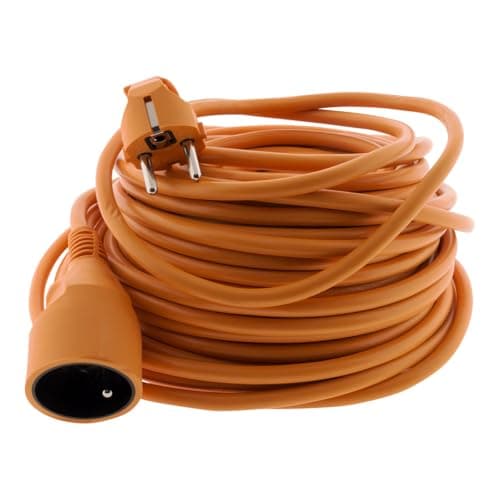 Prolongateur Jardin Zenitech 16A HO5VV-F 3G1,5mm² 2P+T 25m - Orange