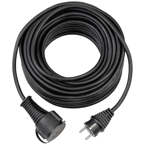 Brennenstuhl 1161450 Cordon prolongateur qualité IP44 caoutchouc noir 10m