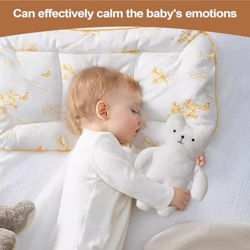 Ours en Peluche Apaisant pour Bébé - Doudou Nuit Comfortable - Cadeau Enfants Garçon Fille