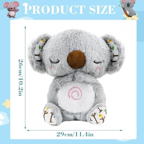 Loutre Qui Respire Ma Loutre Calin Bonne Nuit Peluche Bebé Fille avec Lumières Musicales et Battements de Coeur
