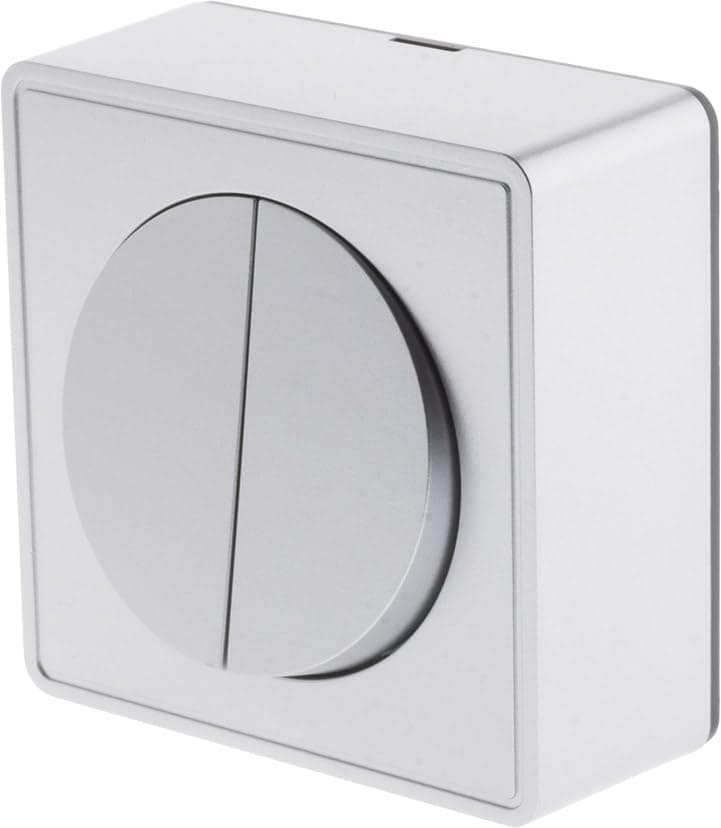 Interrupteur Double Complet va et Vient 10A en saillie Silver Vulco - Éléments essentiels pour la maison - Cuisine - Séc