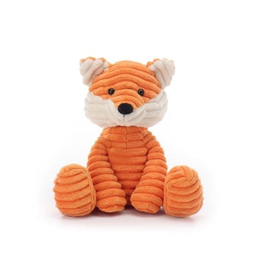 Peluches Renard Velours en Peluche Apricot Lamb 20 cm - Jouets Doux pour Filles, Garçons et Bébés - Cadeau Mignon pour A