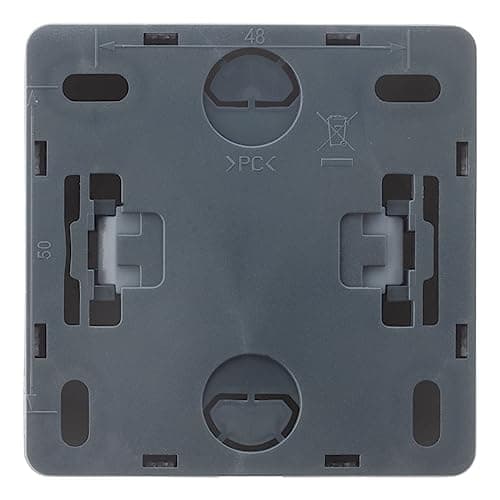 Zenitech Prise téléphone 8 plots en saillie Silver - Accessoire pour smartphones - Bureau - Qualité supérieure - 1 prise