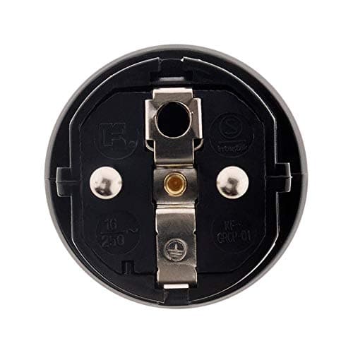 Fiche caoutchouc mâle 16A 2P+T résistant à la chaleur et aux étincelles - Zenitech - Fiche de connexion électrique indus