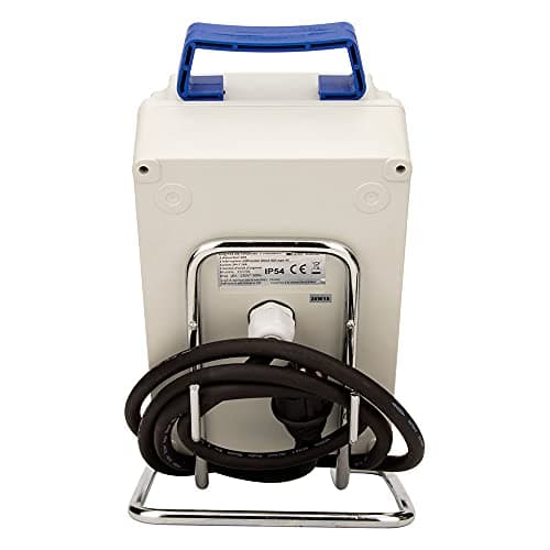 Zenitech Coffret 8 modules de chantier IP54 adapté aux professionnels pour le travail extérieur avec accessoires inclus