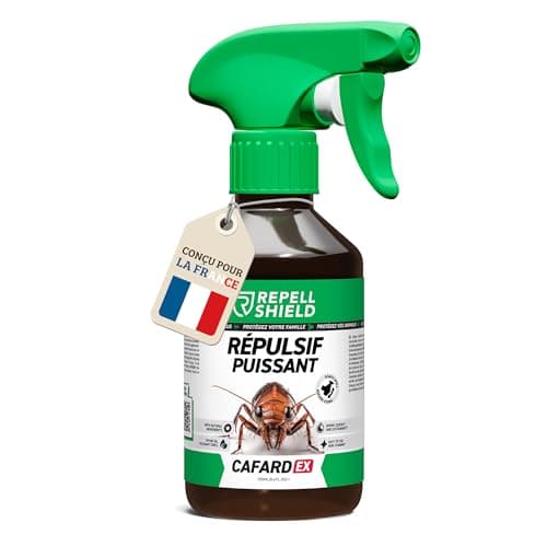 RepellShield® Anti Cafard Naturel pour Cuisine & Salle de Bain - Protection Longue Durée, Sans DEET, Parfum Agréable - 2