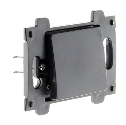 Zenitech - Interrupteur Va et Venant 10A Bornes Auto Noir - Idéal pour Appareillage Electro-ménager - Installations Dome