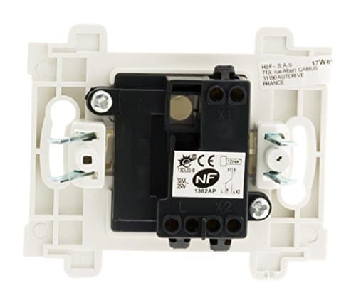 Zenitech - Interrupteur Va & Vient Venus 10A | Facile à Installer | Certifié NF/CE | Blanc - bornes automatiques, 10A, i
