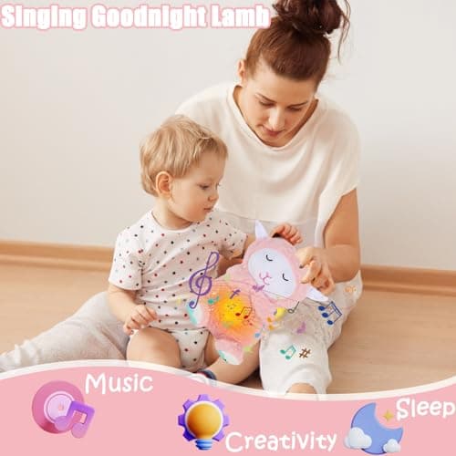 Peluche Loutre Apaisante pour Bébé, Veilleuse Réconfortante pour Enfants, Jouet pour Calmer l'Anxiété de Nouveau-né