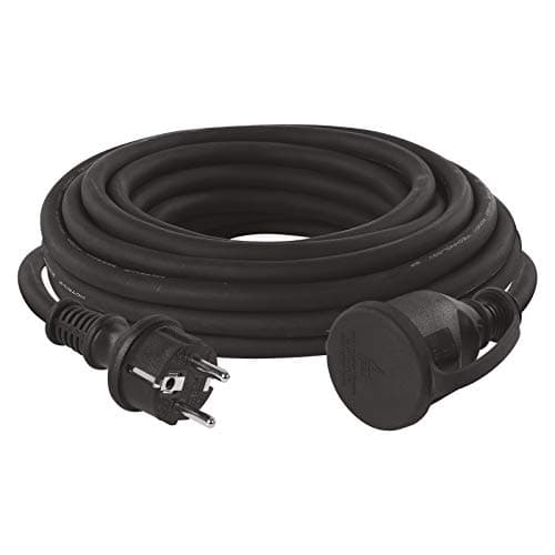 EMOS Rallonge 10 m Schuko en caoutchouc IP44 pour extérieur H07RN-F3G 2,5 mm2