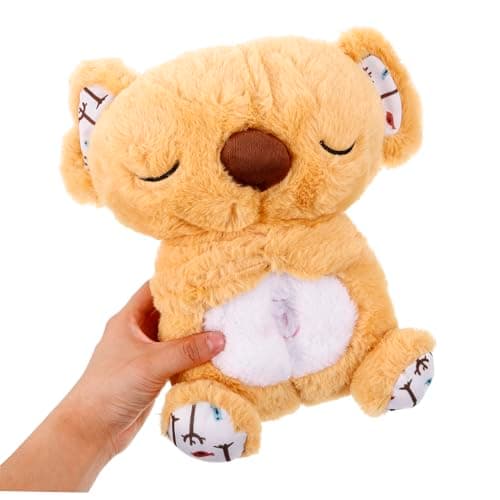 Peluche Koala qui respire pour garçon et fille | Apaisante avec sons intégrés | Machine à sons | Aide au sommeil pour no
