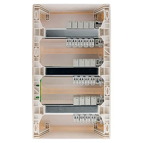 Zenitech Coffret T5 Ensemble Comple de 39 Modules + 13 Disjoncteurs + 3 Interrupteurs pour Tableau Électrique Residentia