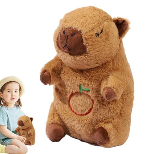 Peluche Sghtil Animal de Battement de Coeur Ami du Sommeil - Roi la Loutre - Relaxant pour Garçons et Filles - Musique e