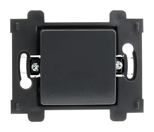 Zenitech - Interrupteur Va et Venant 10A Bornes Auto Noir - Idéal pour Appareillage Electro-ménager - Installations Dome